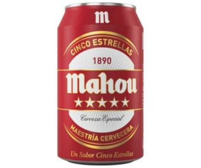 Mahou 5 Estrellas Lata 33 cl.